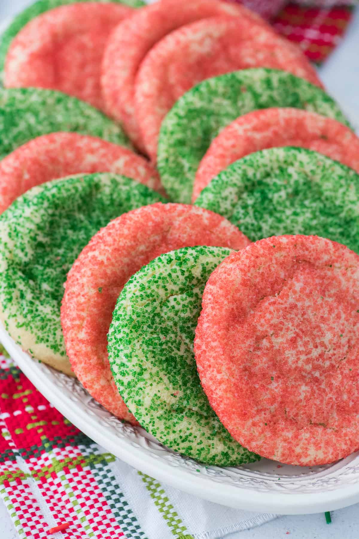 Bakery Sugar Cookies in Red and Green